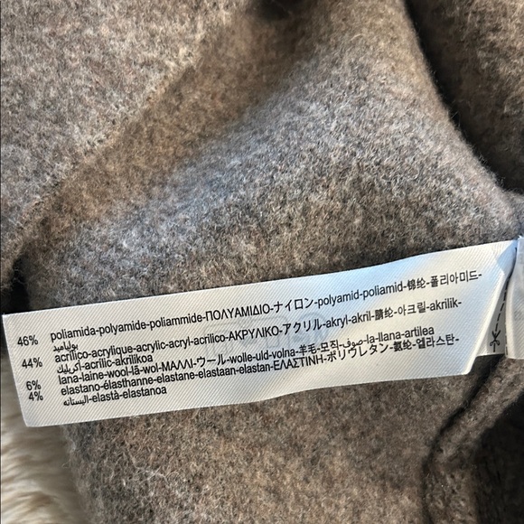 Zara Brown Wool Blend Jacket - Picture 6 of 6